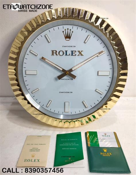 authentic rolex wall clock.